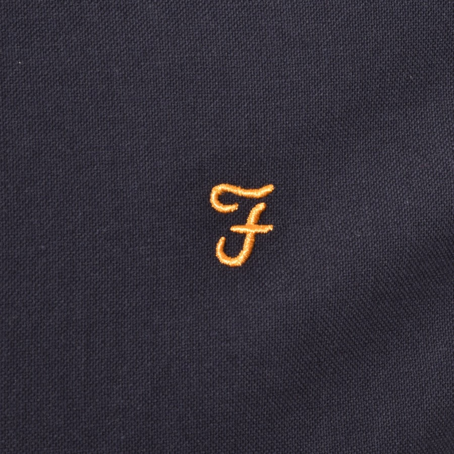 Alternative Image for ProductFarah Vintage Brewster Grandad Shirt Navy3